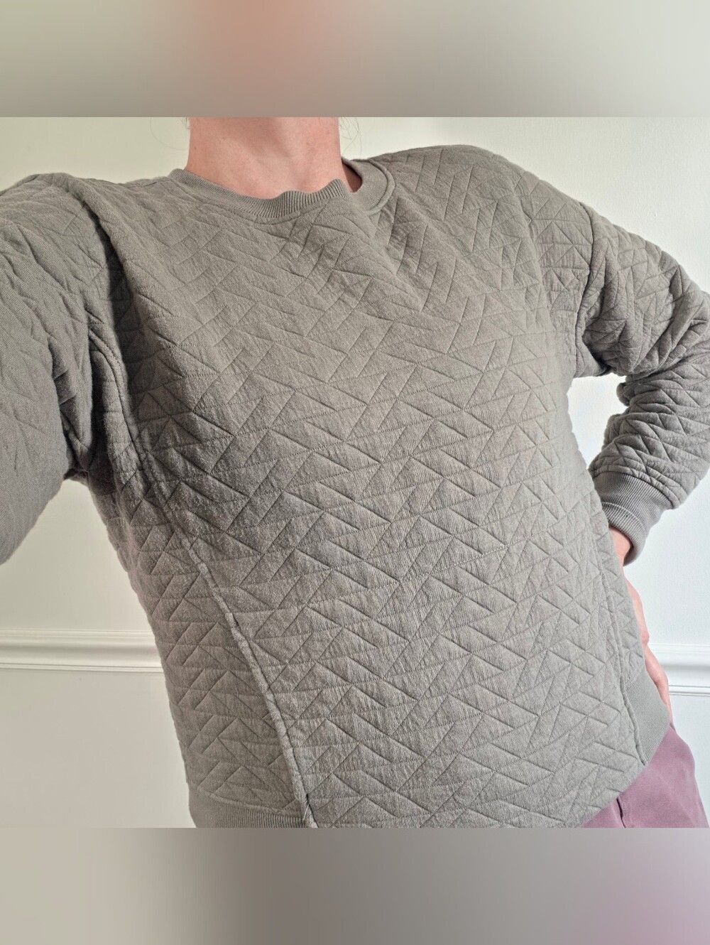 Reebok RBX Quilted Sweatshirt